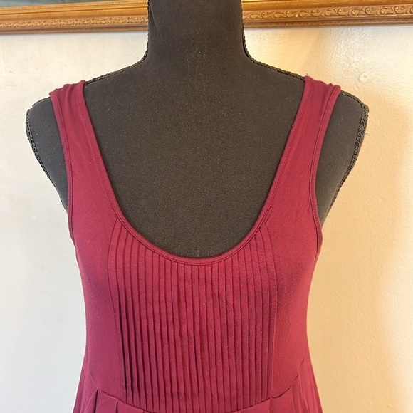 Calvin Klein Sleeveless Pleated Midi Dress with Pockets, Sz. 6. - Picture 2 of 10